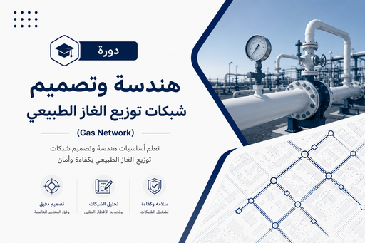 هندسة وتصميم شبكات توزيع الغاز الطبيعي (Gas Network)