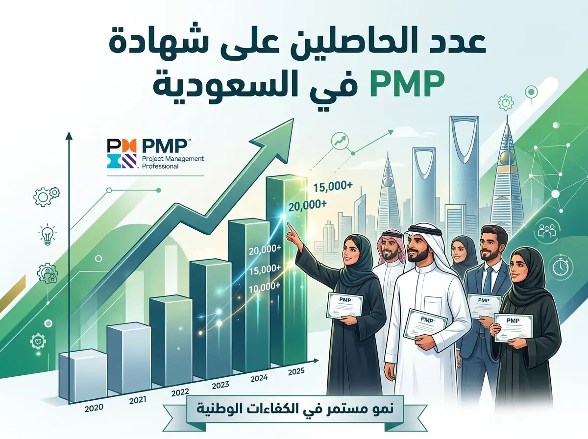 كم عدد الحاصلين على شهادة pmp في السعودية وأهمية الشهادة