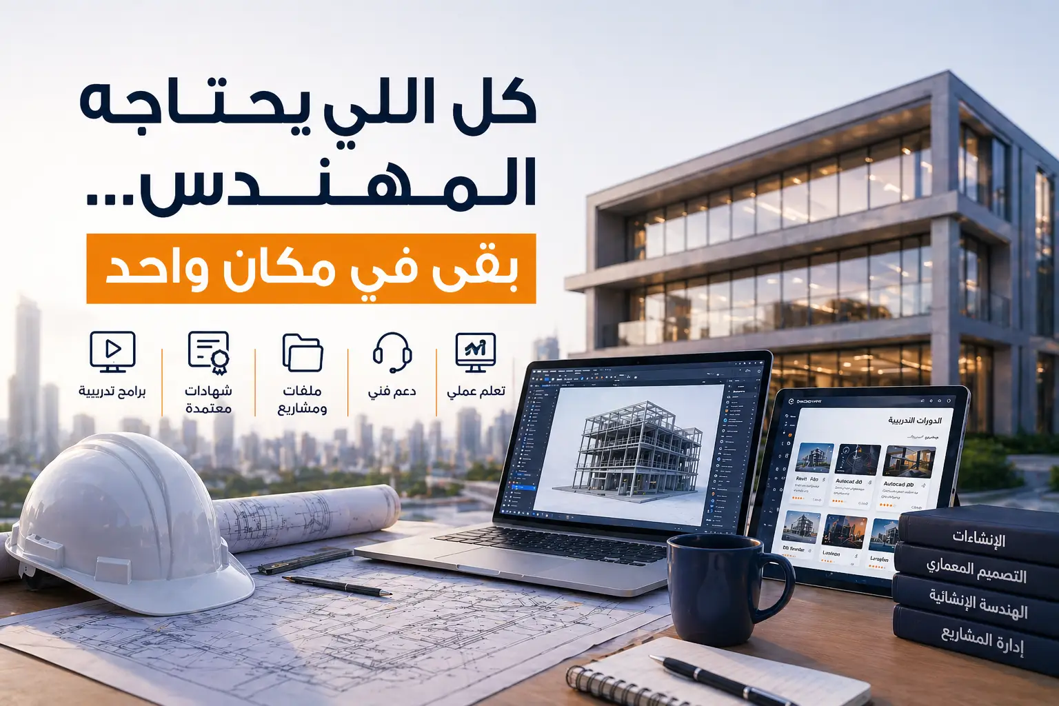 كل احتياجات المهندس في مكان واحد لتعلم وتطوير مستمر