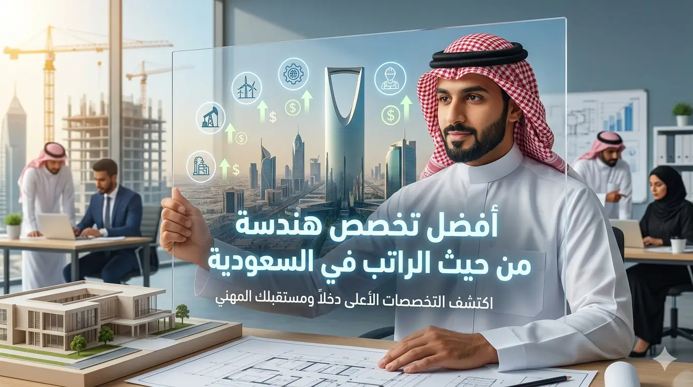 أفضل تخصص هندسة من حيث الراتب في السعودية 2026